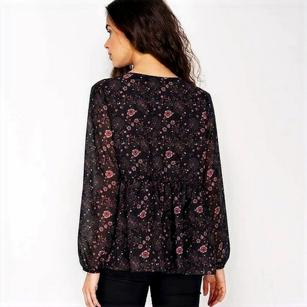 Benares BoHo Blouse NWT - Picture 4 of 4